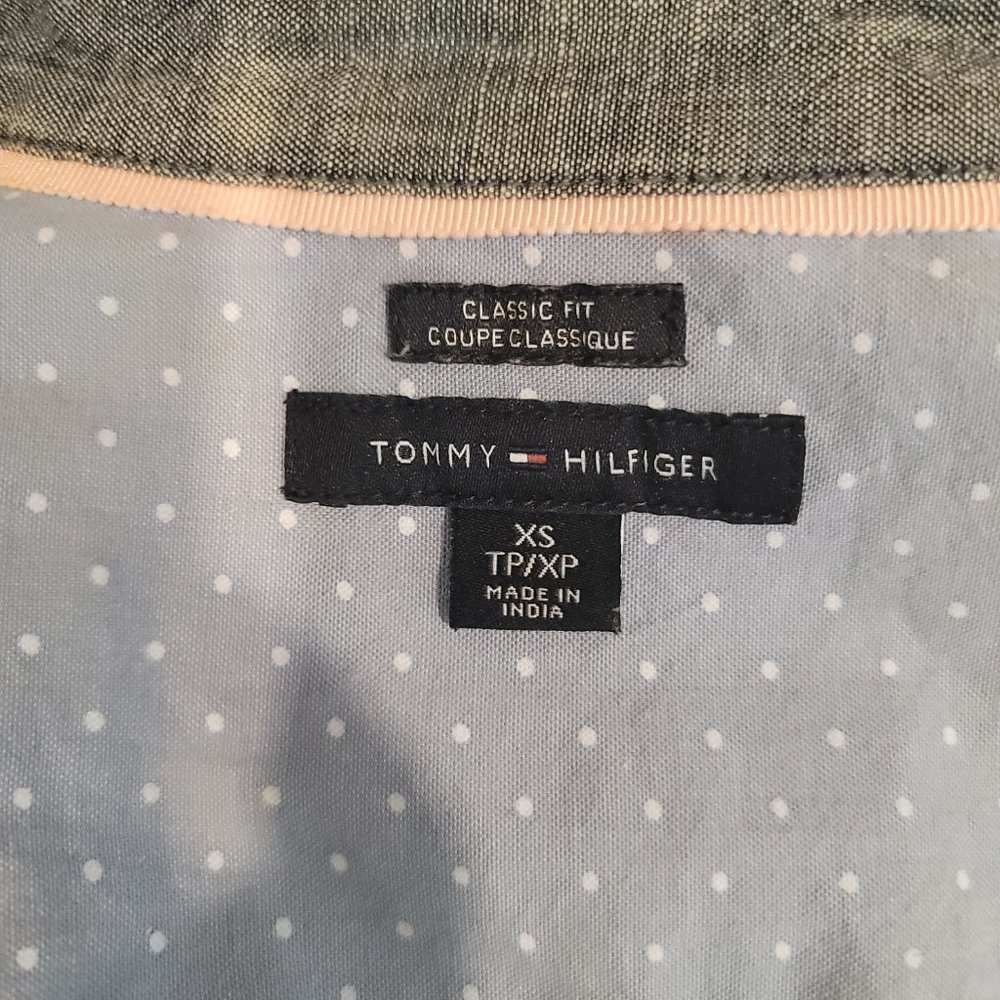 Tommy Hilfiger polka dot shirt dress XS - Picture 5 of 6